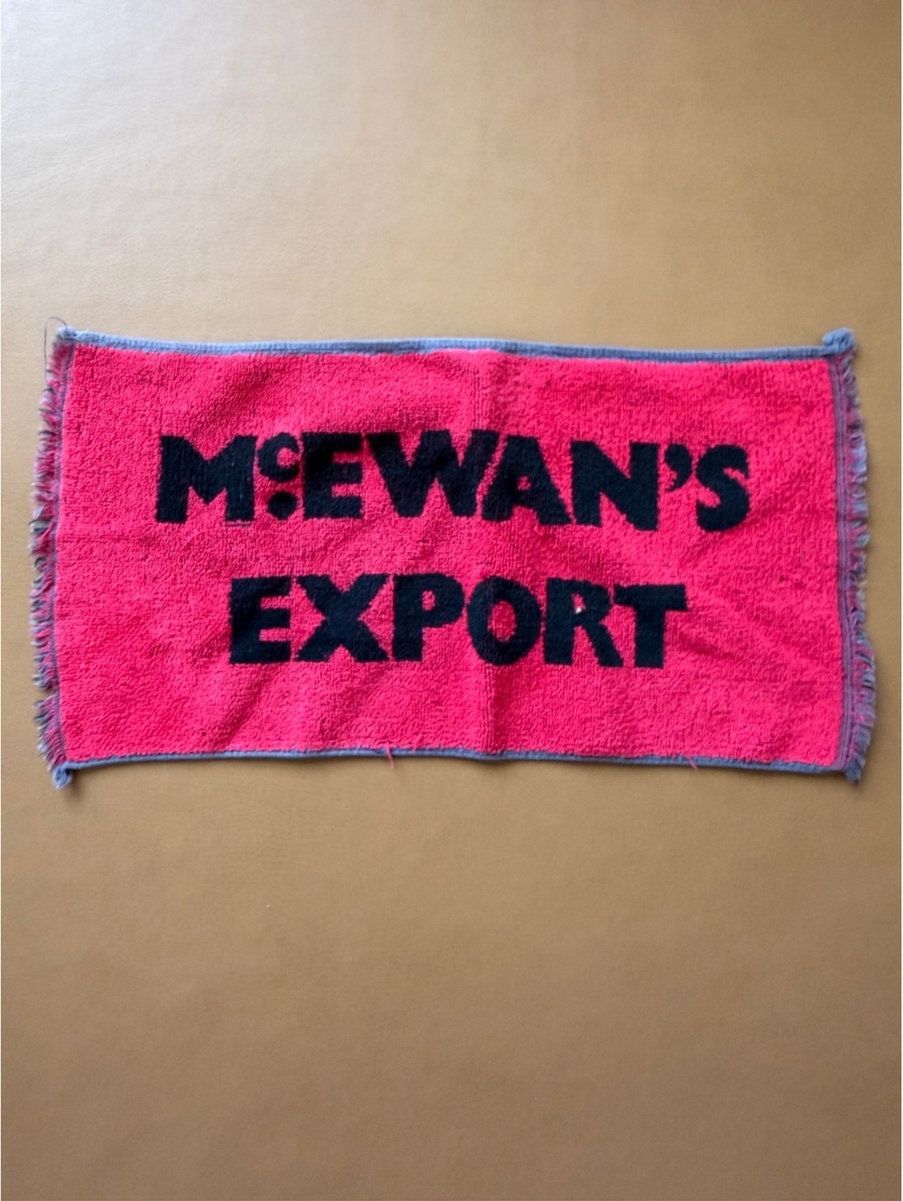 Vintage McEwan's Export Bar Towel
